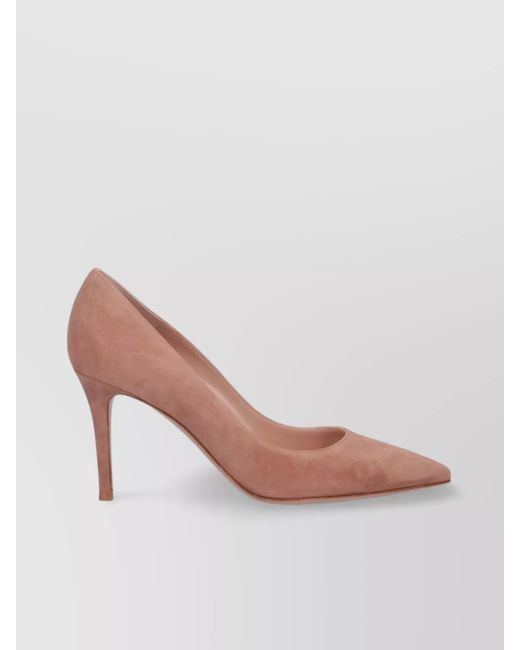Gianvito Rossi Pink Suede Pumps