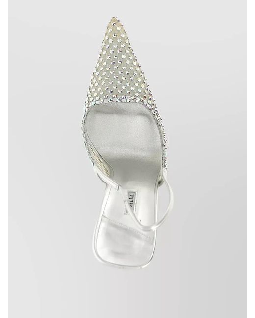Le Silla White Gilda Slingback Pumps