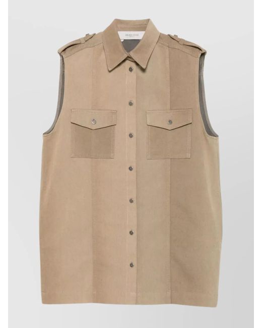 Golden Goose Deluxe Brand Natural Shirt Dress