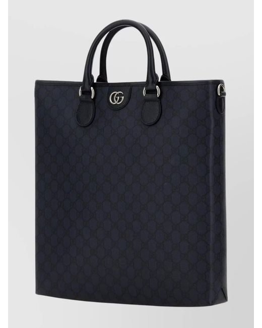 Gucci Blue Gg Supreme Fabric Ophidia Shopping Bag for men
