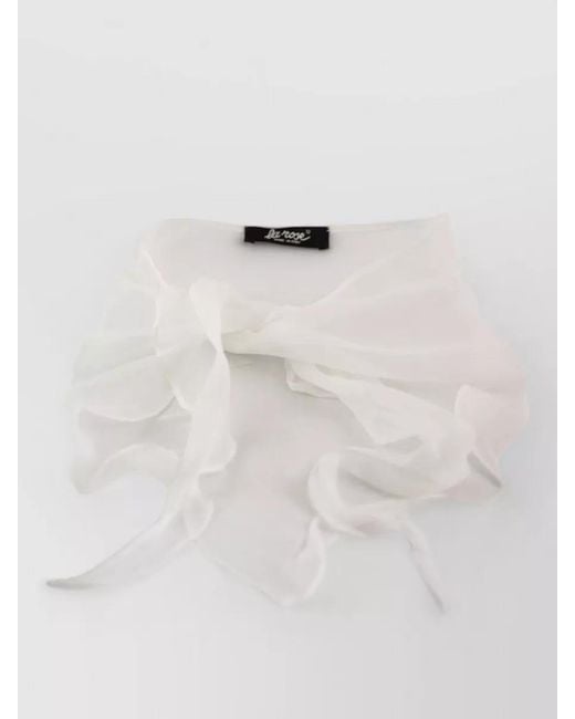 LA ROSE Natural Keffiyeh Scarf