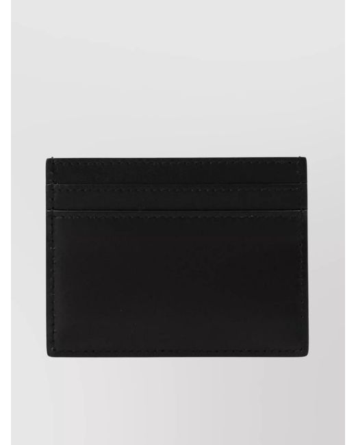 Saint Laurent Black Leather Card Holder for men