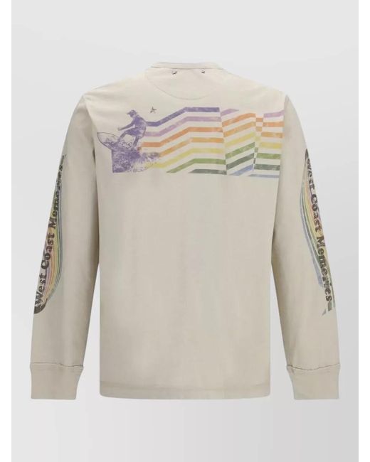 Golden Goose Deluxe Brand Natural Silk Nylon Shirt Casual Fit Long Sleeves for men