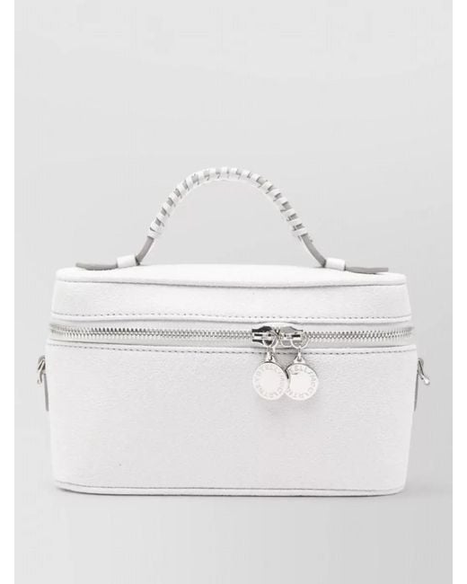 Stella McCartney White Falabella Vanity Mini Shoulder Bag