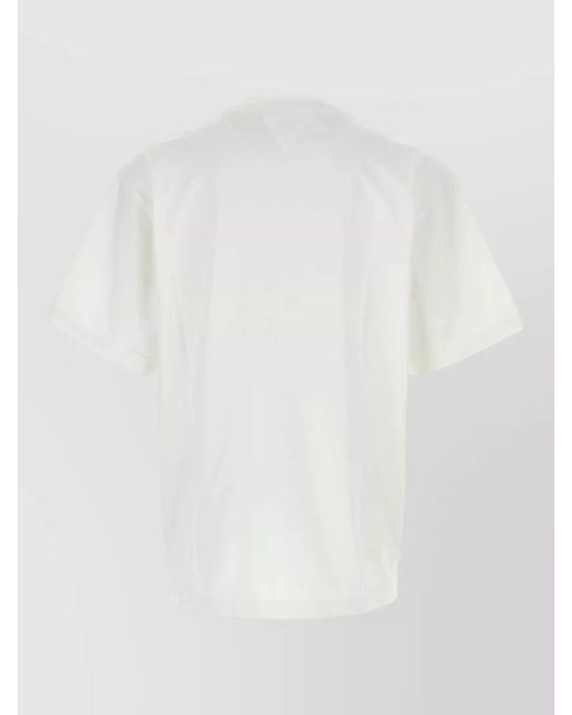 Bottega Veneta White Cotton T-Shirt for men