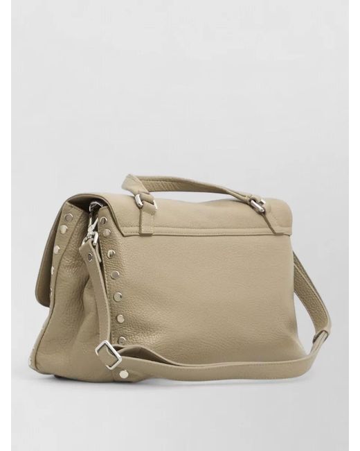 Zanellato Natural Daily S Shoulder Bag Grained Calfskin