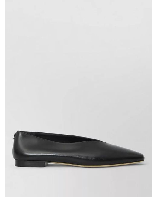 Jimmy Choo Black Margot Flat Loafers Soft Biker Leather