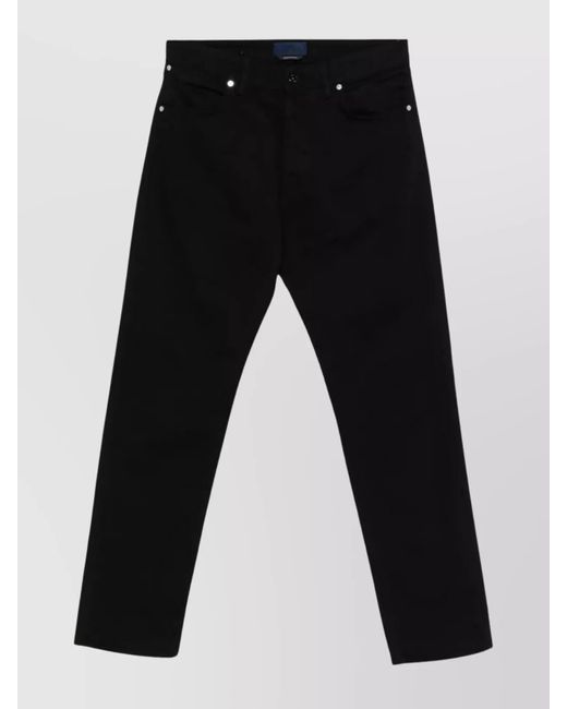 Stone Island Black Denim Straight-Leg Jeans for men