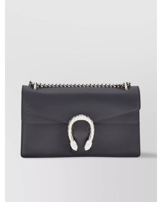 Gucci Gray Dionysus Medium Leather Shoulder Bag