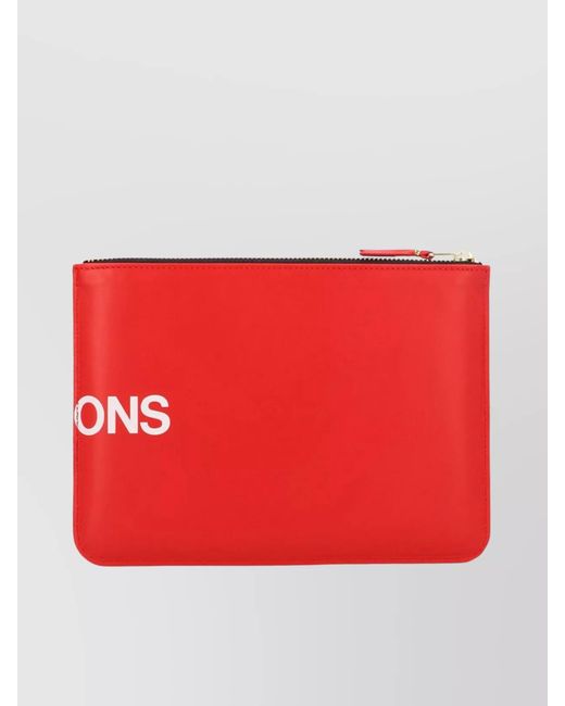 Comme des Garçons Red Leather Wallet