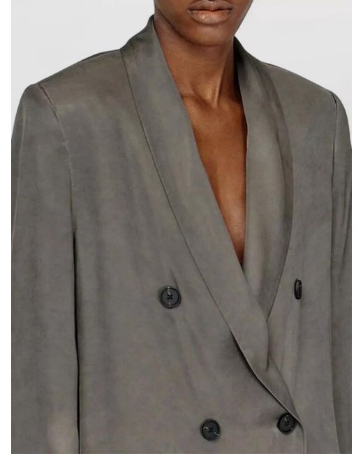DIESEL Gray Relaxed-Fit Blazer