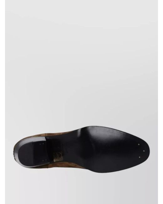 Céline Brown Suede Leather Ankle Boots for men