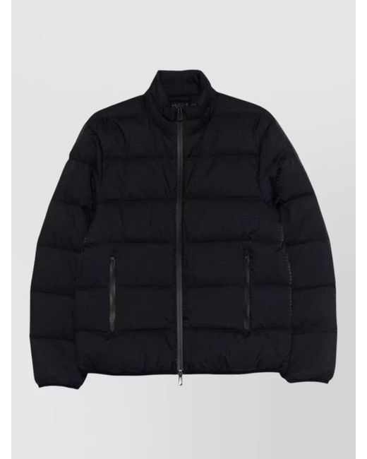 Emporio Armani Blue Quilted Down Puffer Jacket for men