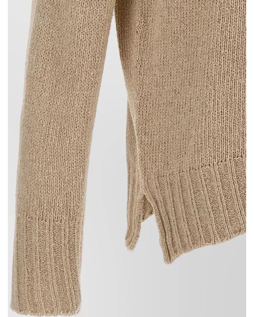 Ma'ry'ya Natural Hooded Knit Sweater Long Sleeve Design for men
