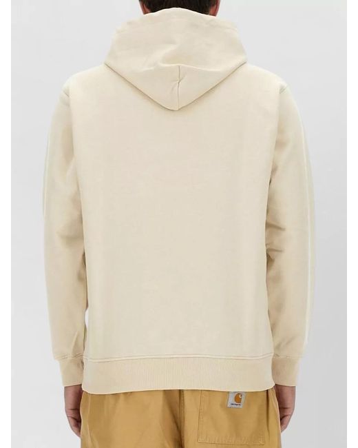 Drole de Monsieur White Cotton Hoodie for men