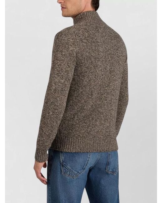 Zanone Brown Wool Jacket for men
