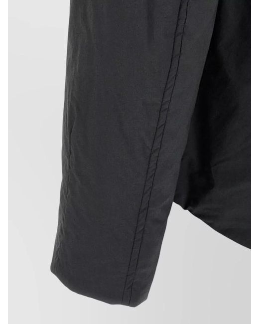 Undercover Black Printed Hooded Padded Coat for men