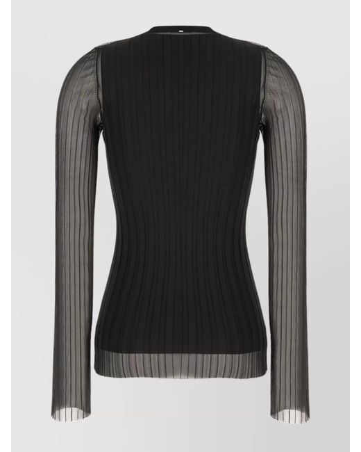 Sportmax Black Nylon Top