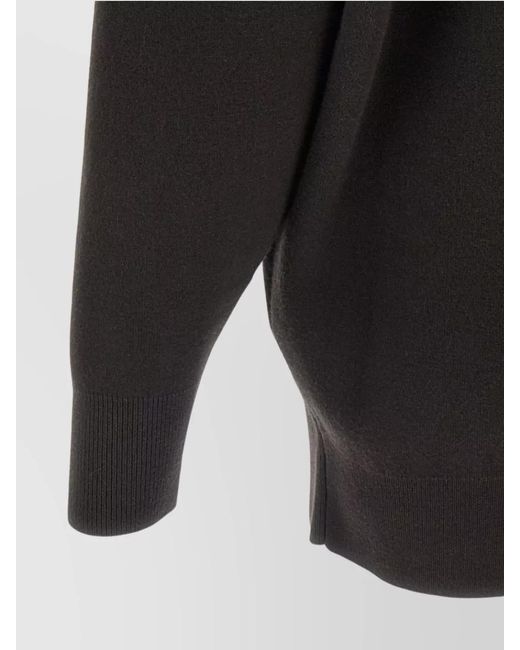 Tom Ford Gray Sculptural Double Face Dress