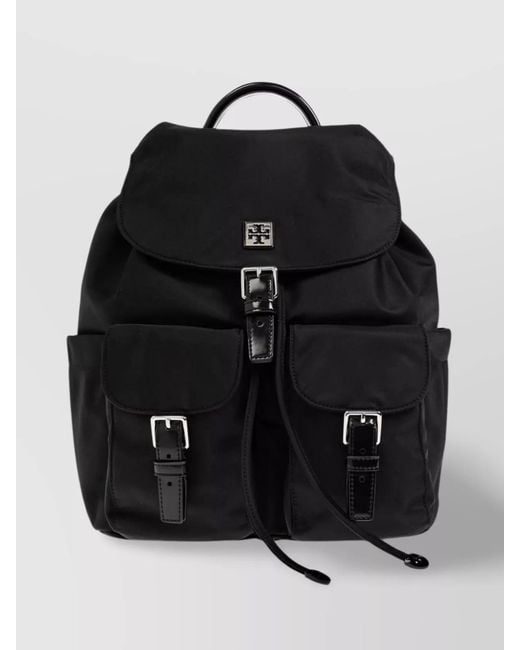 Tory Burch Black Virginia Nylon Backpack