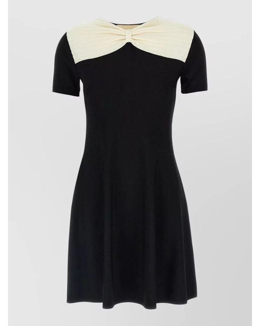 Valentino Garavani Black Bow Dress