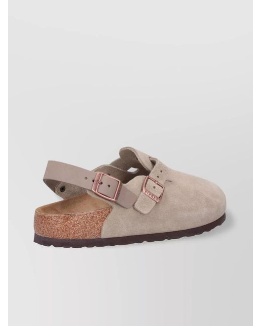 Birkenstock Multicolor Suede Leather Mules