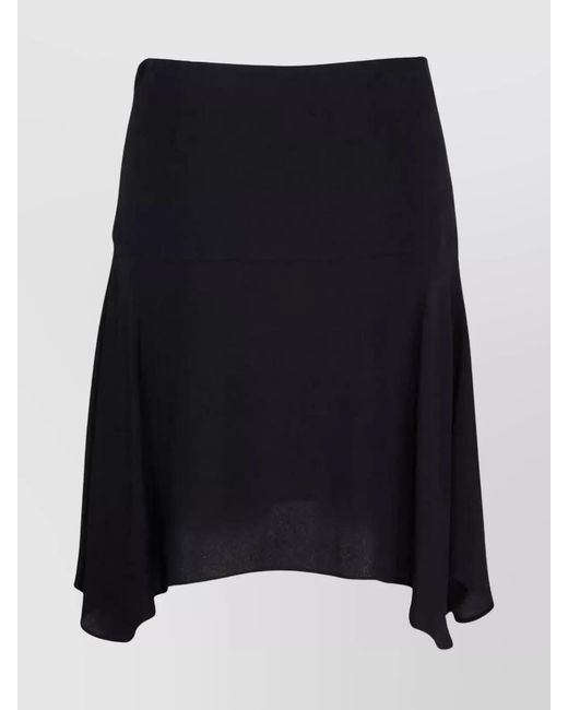 Stella McCartney Blue Asymmetric Midi Skirt