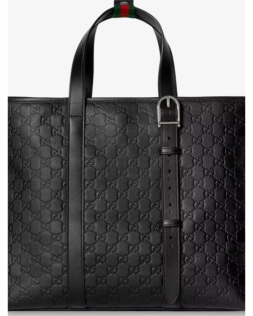 Gucci Black Arabella Tote Bag Top Handles Strap for men