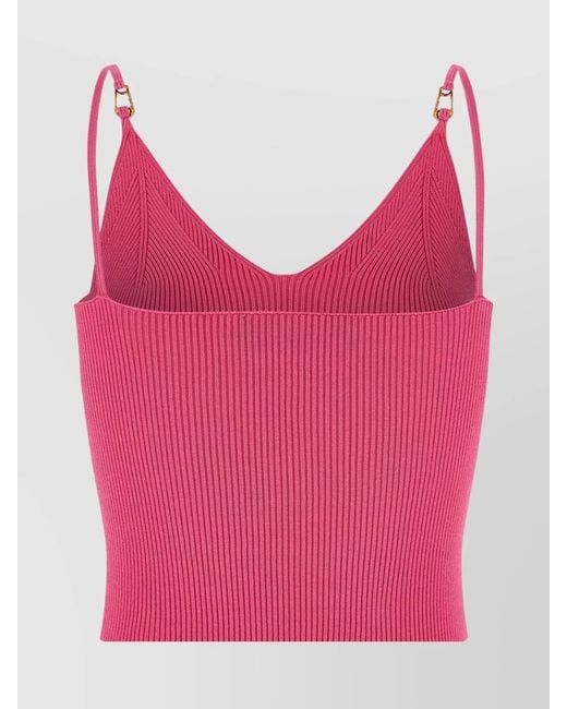 Versace Pink Sleeveless Top
