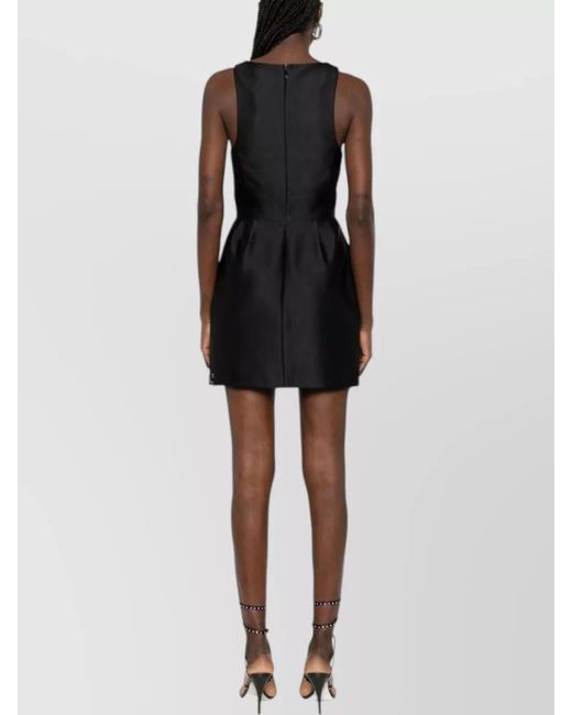 Elisabetta Franchi Black Sleeveless Mini Dress