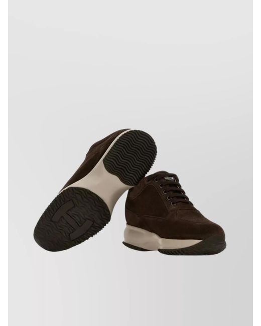 Chaussures Derby Hogan En Daim Bleu - Taille 39 EU, Fait Main En Italie, Neuves Avec étiquettes