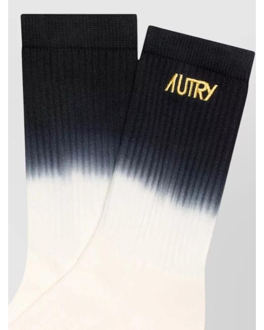 Autry Multicolor Tie-Dye Cotton Socks for men