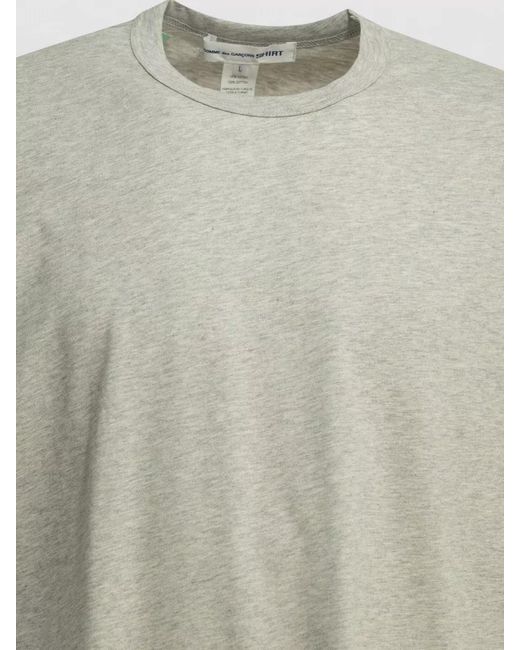 Comme des Garçons Gray Oversized Short-Sleeve Crew-Neck T-Shirt for men