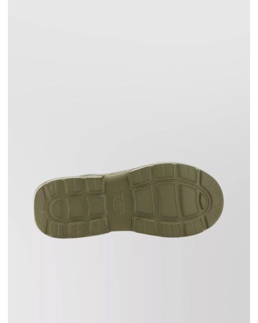 Ugg Green Rubber Sock-Style Ankle Boots