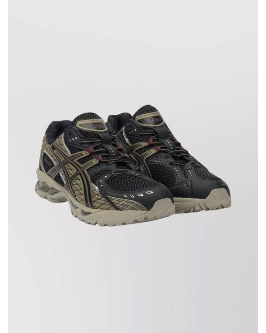 Asics Multicolor Synthetic Leather Low-Top Sneakers for men