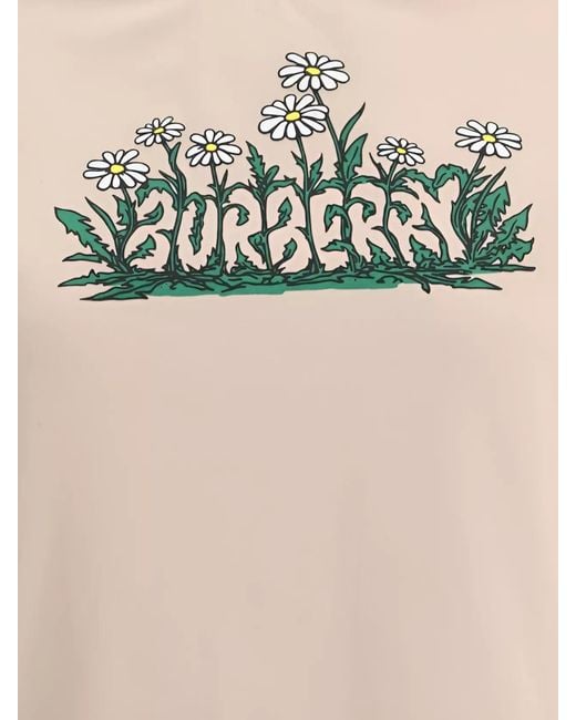 Burberry Natural Cotton Regular-Fit Logo-Print T-Shirt