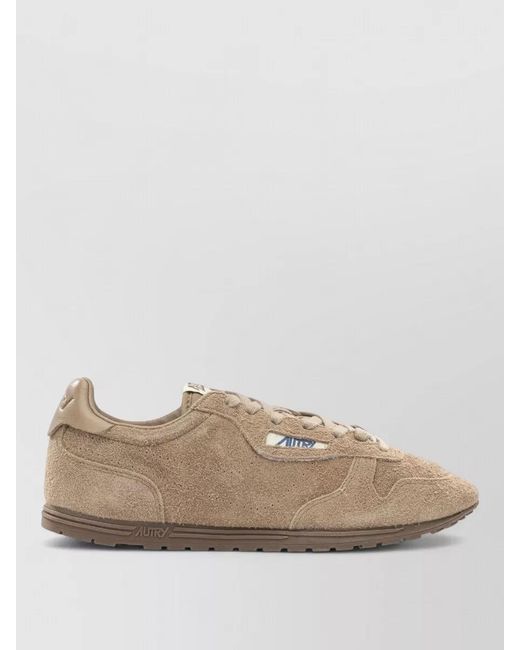Autry Natural Suede Low-Top Sneakers for men