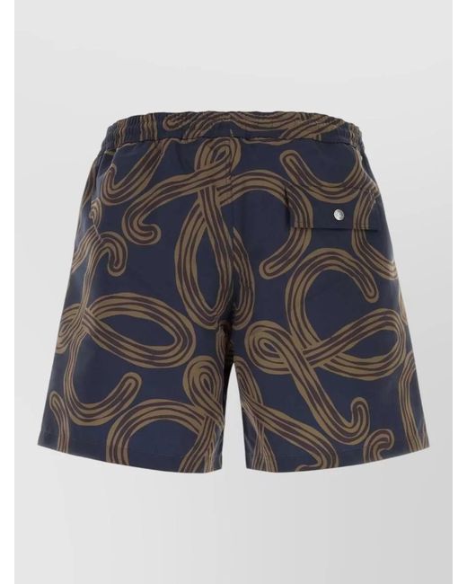 Loewe Blue Printed Swimming Shorts for men