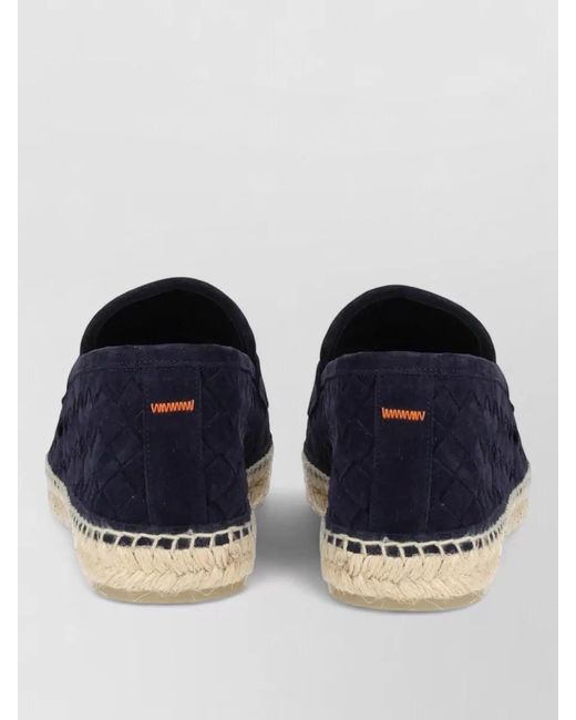 Castaner Blue Nile Moccasin Espadrilles Round Toe Quilting for men