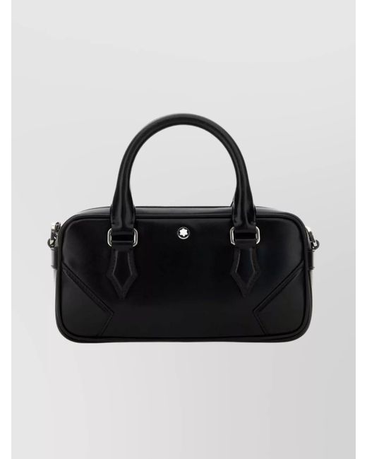 Montblanc Black Small Bowling Shoulder Bag for men