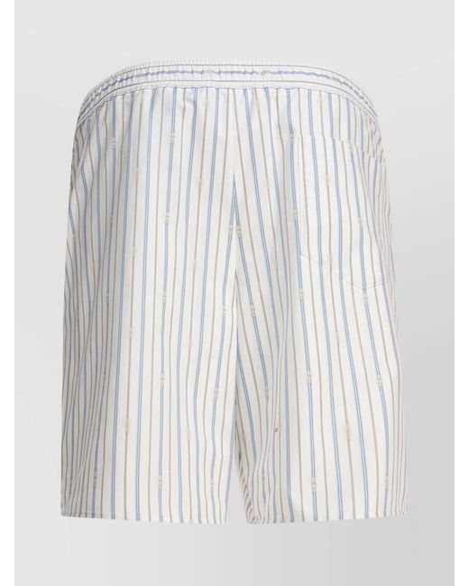 McQueen White Tailored Shorts for men