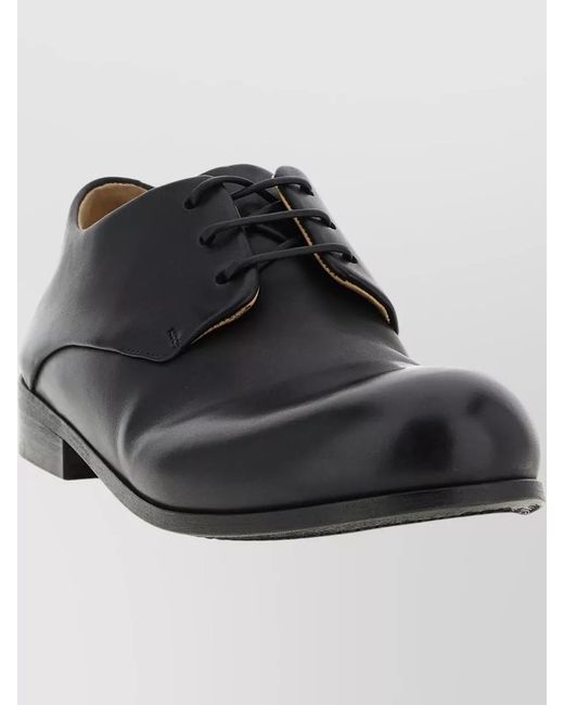 Marsèll Black Leather Derby Shoes for men