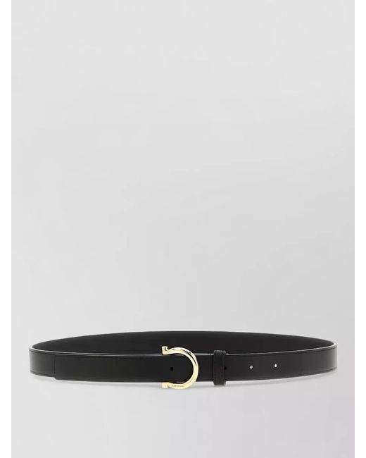 Ferragamo White Leather Belt