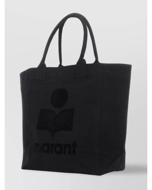 Isabel Marant Black Yenky Small Canvas Tote Bag
