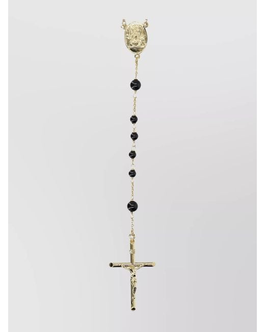 Dolce & Gabbana White Rosary Necklace