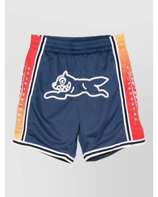 ICECREAM Blue Logo Swim Shorts for men