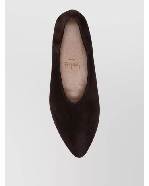 LA ROSE Multicolor Suede Babu Flat Sole Loafers