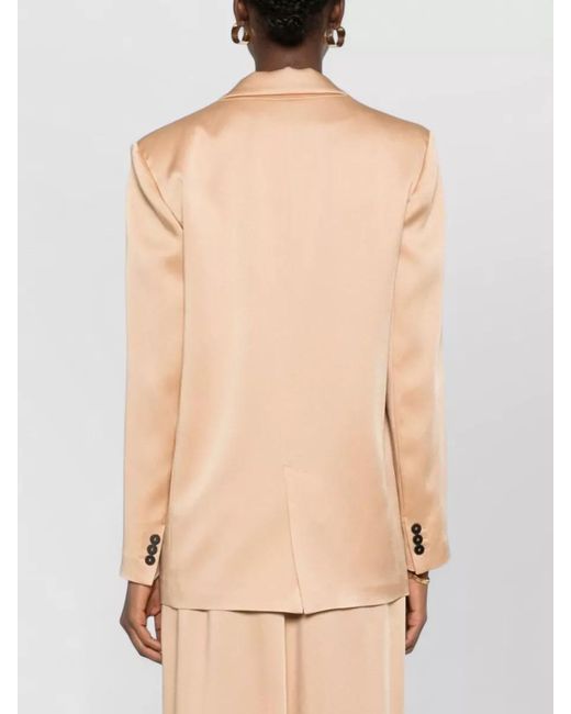 Forte_forte Natural Single-Breasted Blazer Jacket