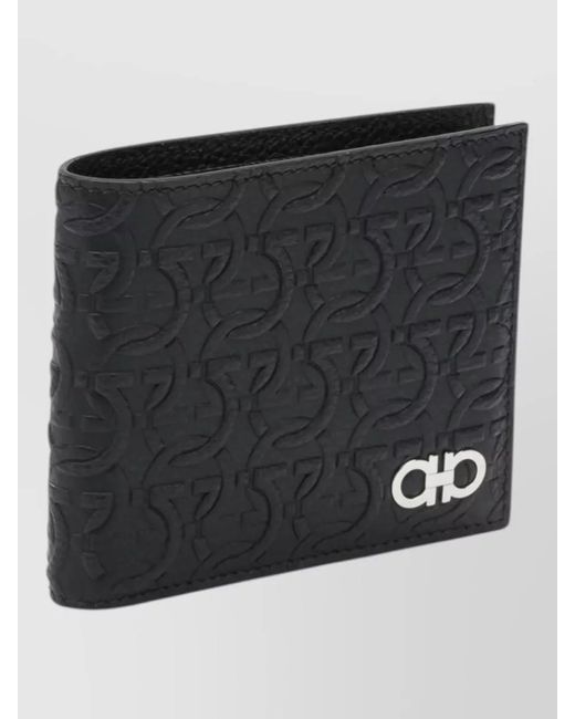Ferragamo Black Leather Wallet for men