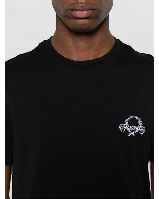Moschino Black Short-Sleeve T-Shirt for men